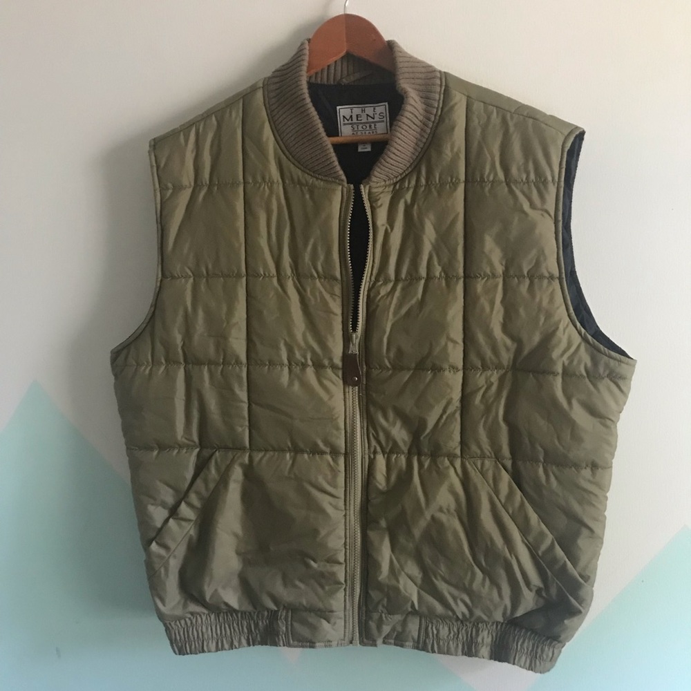 Men’s XL olive green winter vest